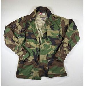 Propper Mens Woodland Camo Field Jacket Medium Regular Military Combat Shirt